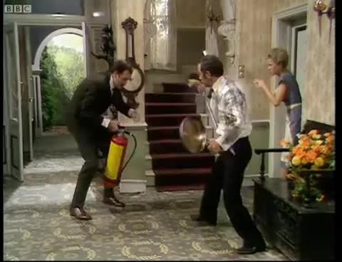fawlty fire